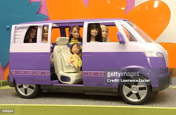 Toy maker Mattel, Inc. Featured an extended line of Barbie figures and accessories at the International Toy Fair February 10, 2002 in New York. The...
