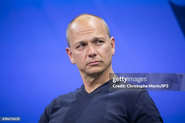 Tony Fadell Inventor of the iPod and Founder and former CEO of Nest attends a conference during Viva Technology at Parc des Expositions Porte de...