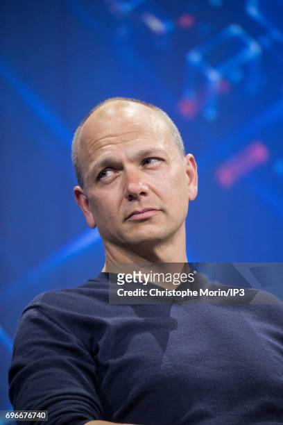 Tony Fadell Inventor of the iPod and Founder and former CEO of Nest attends a conference during Viva Technology at Parc des Expositions Porte de...