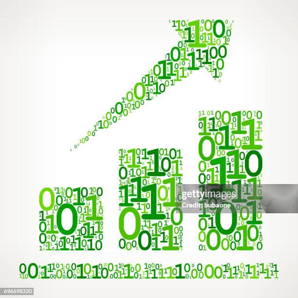 stock market binary code zero one vector illustration - multiple arrows into one stock illustrations