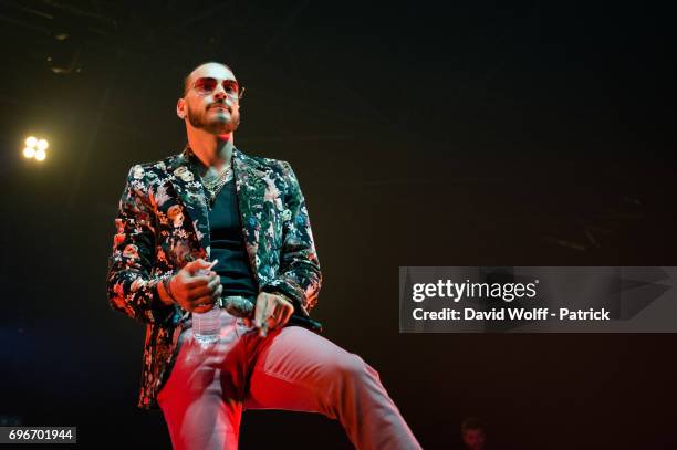 Sch performs at Le Zenith on June 16, 2017 in Paris, France.