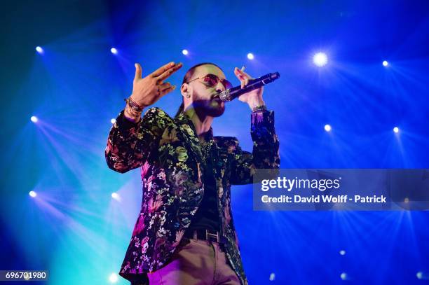 Sch performs at Le Zenith on June 16, 2017 in Paris, France.