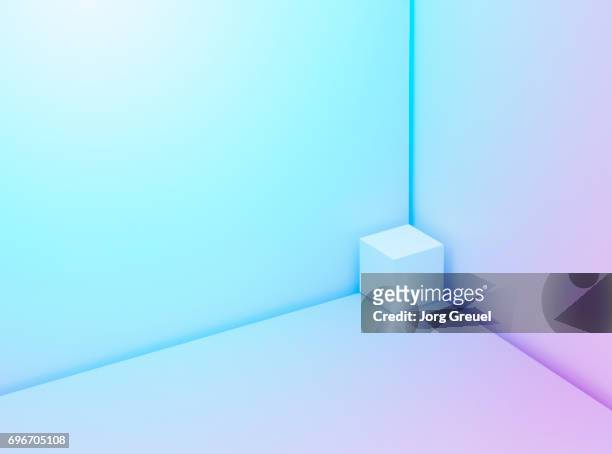 Cube in a corner