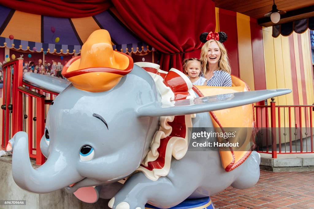 Actress Candice Accola Visits Walt Disney World