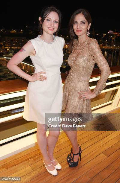 Sophie Ellis Bextor and Yasmin Mills attend a charity gala evening and performance of the play "A Life-Long Pas" in honour of Rudolf Nureyev and Dame...