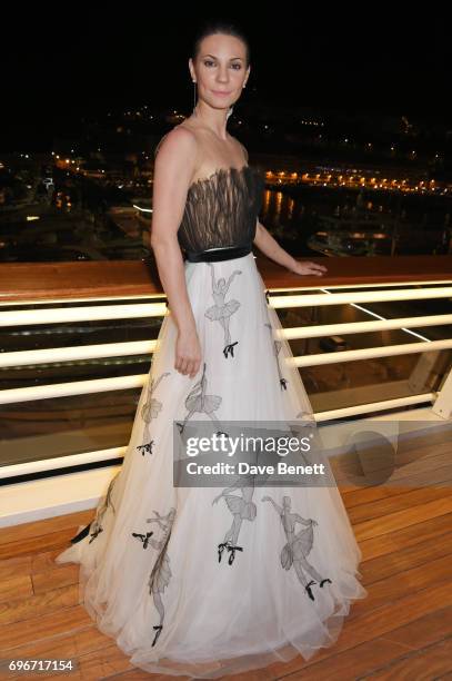 Maria Alexandrova attends a charity gala evening and performance of the play "A Life-Long Pas" in honour of Rudolf Nureyev and Dame Margot Fonteyn,...