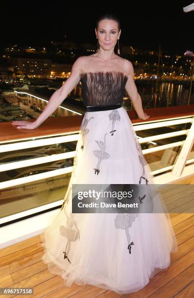 Maria Alexandrova attends a charity gala evening and performance of the play "A Life-Long Pas" in honour of Rudolf Nureyev and Dame Margot Fonteyn,...