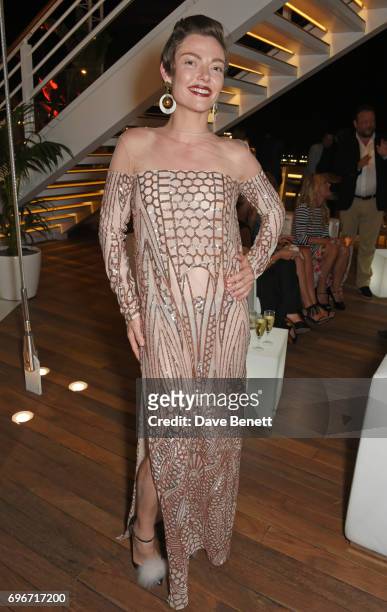 Camilla Rutherford attends a charity gala evening and performance of the play "A Life-Long Pas" in honour of Rudolf Nureyev and Dame Margot Fonteyn,...