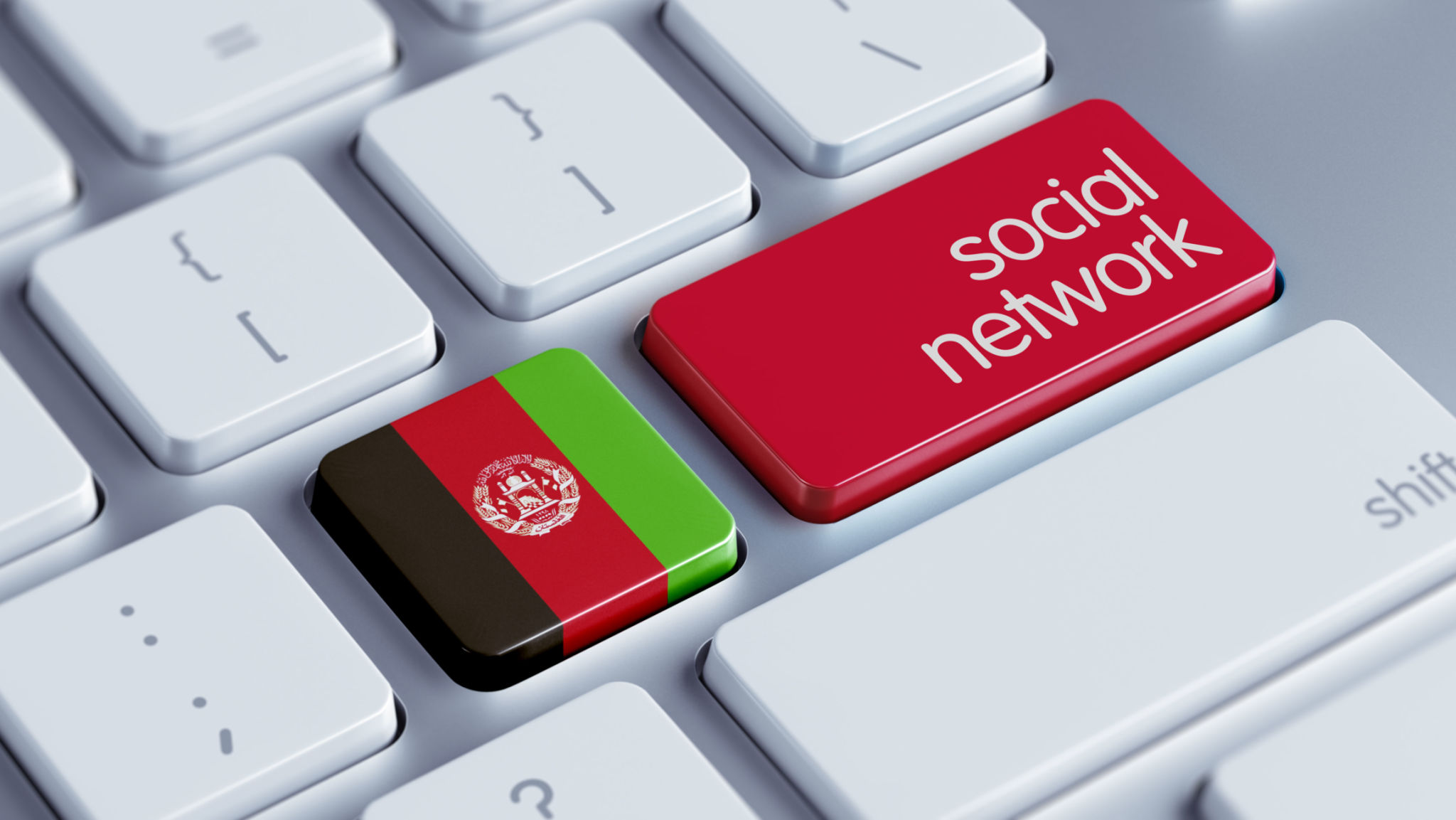 afghanistan social media