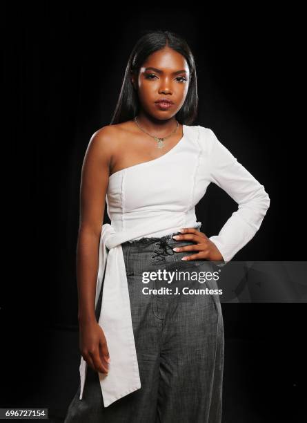 Singer/actress Ryan Destiny poses for a portrait on Day 2 of the 2017 American Black Film Festival at the New World Center on June 16, 2017 in Miami,...