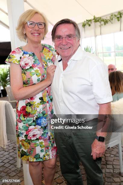 Elmar Wepper and his wife Anita Wepper during the 2nd I'm Living Charity Golf Cup at Golfclub Beuerberg on June 16, 2017 in Penzberg, Germany. The...