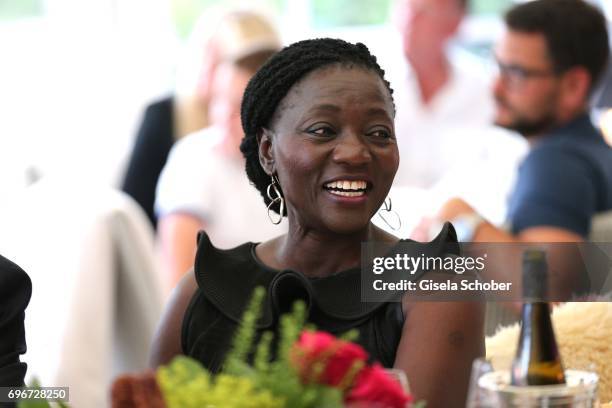 Dr. Auma Obama, sister of Barack Obama, during the 2nd I'm Living Charity Golf Cup at Golfclub Beuerberg on June 16, 2017 in Penzberg, Germany. The...