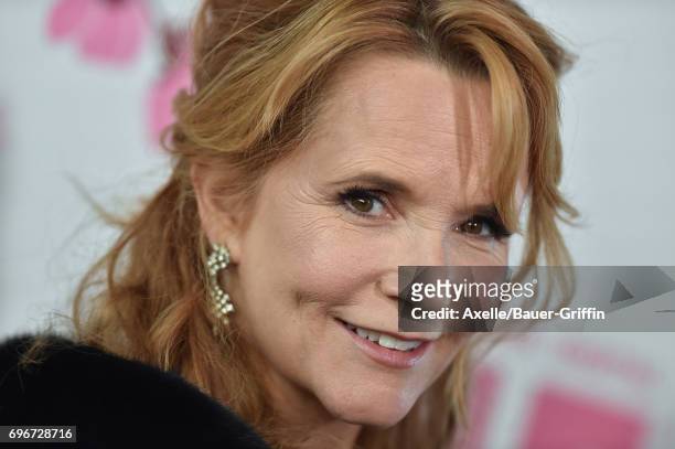 Actress Lea Thompson arrives at Women In Film 2017 Crystal + Lucy Awards at The Beverly Hilton Hotel on June 13, 2017 in Beverly Hills, California.