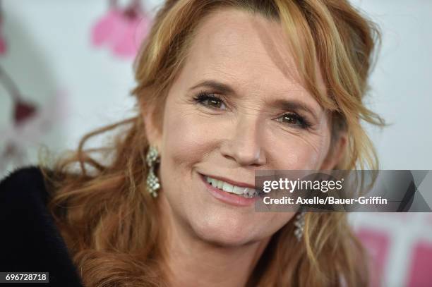 Actress Lea Thompson arrives at Women In Film 2017 Crystal + Lucy Awards at The Beverly Hilton Hotel on June 13, 2017 in Beverly Hills, California.