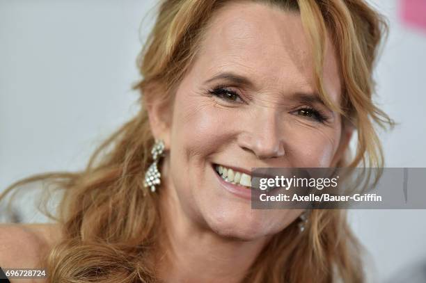 Actress Lea Thompson arrives at Women In Film 2017 Crystal + Lucy Awards at The Beverly Hilton Hotel on June 13, 2017 in Beverly Hills, California.