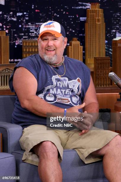 Episode 0694 -- Pictured: Daniel Lawrence Whitney AKA Larry the Cable Guy during an interview on June 16, 2017 --