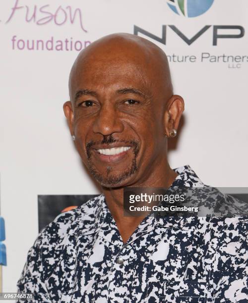 Television personality and host Montel Williams attends the Raising the Stakes Celebrity Charity Poker Tournament benefiting the One Step Closer...