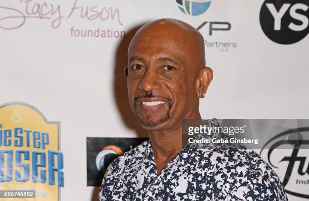 Television personality and host Montel Williams attends the Raising the Stakes Celebrity Charity Poker Tournament benefiting the One Step Closer...