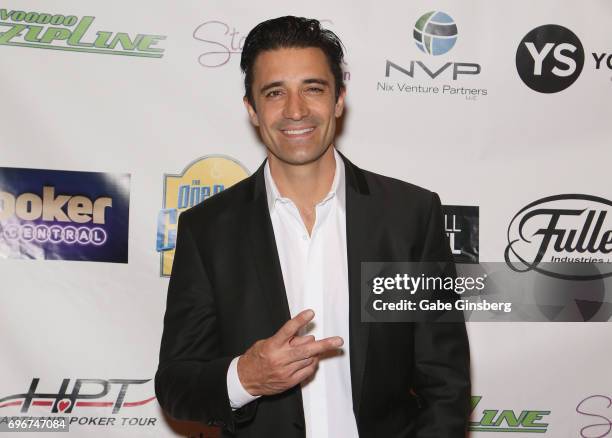 Actor Gilles Marini attends the Raising the Stakes Celebrity Charity Poker Tournament benefiting the One Step Closer Foundation at Planet Hollywood...