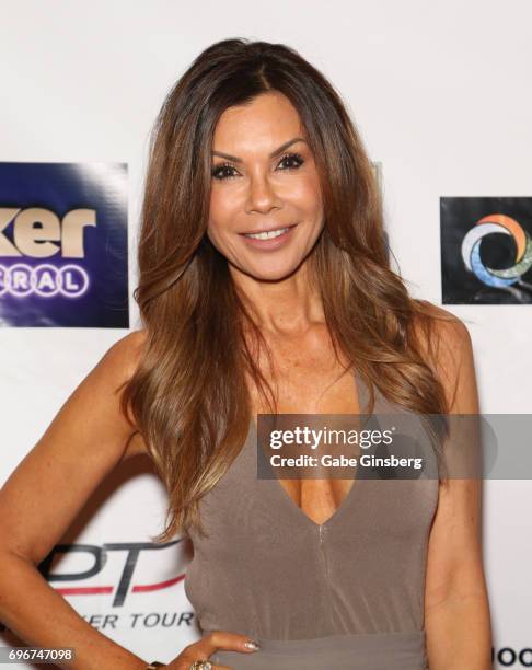 Television personality/artist Jennifer Braff attends the Raising the Stakes Celebrity Charity Poker Tournament benefiting the One Step Closer...