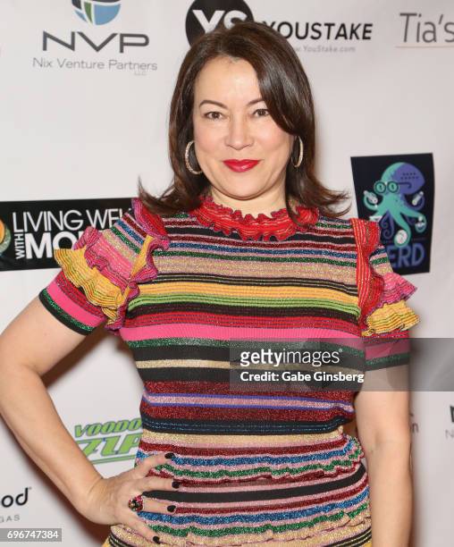 Actress Jennifer Tilly attends the Raising the Stakes Celebrity Charity Poker Tournament benefiting the One Step Closer Foundation at Planet...
