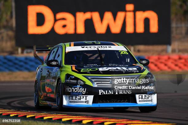 Jack Le Brocq drives the GoGetta Racing Nissan Altima during practice 3 for the Darwin Triple Crown, which is part of the Supercars Championship at...