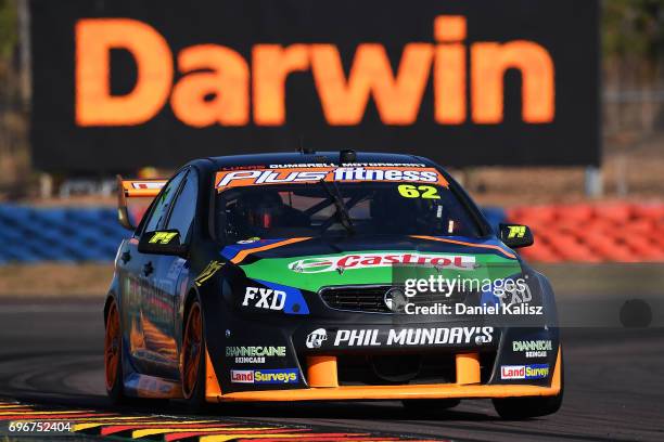 Alex Rullo drives the LD Motorsport Holden Commodore VF during practice 3 for the Darwin Triple Crown, which is part of the Supercars Championship at...