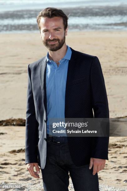 Amaury De Crayencour attends "Passade" photocall during 3rd day of the 31st Cabourg Film Festival on June 16, 2017 in Cabourg, France.