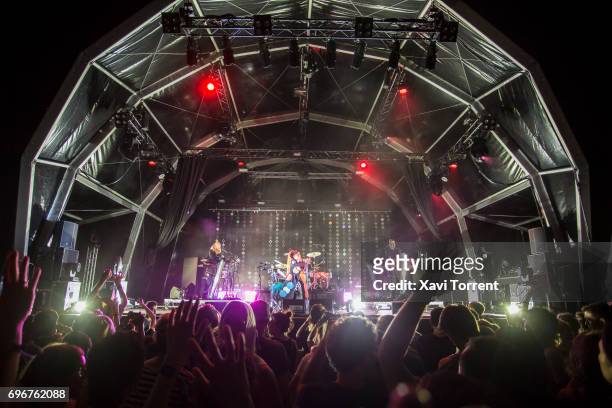 Little Dragon perform in concert during day 3 of Sonar 2017 on June 16, 2017 in Barcelona, Spain.