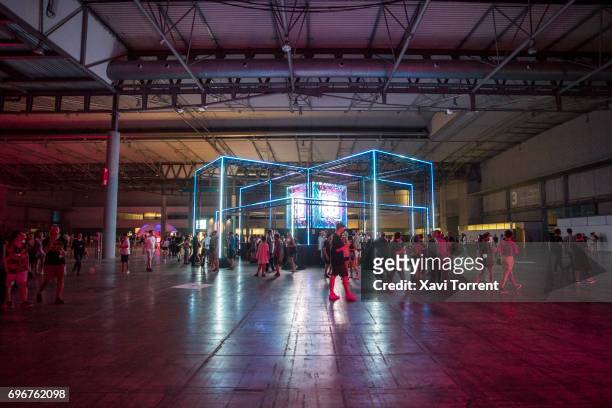 Interior view of Sonar enclosure during day 3 of Sonar 2017 of on June 16, 2017 in Barcelona, Spain.