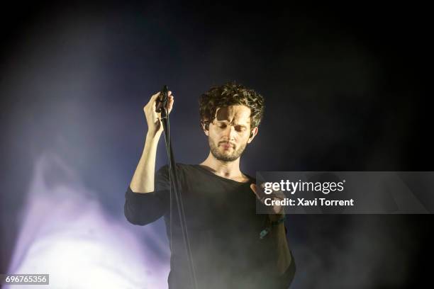 Sascha Ring of Moderat performs on stage during day 3 of Sonar 2017 on June 16, 2017 in Barcelona, Spain.