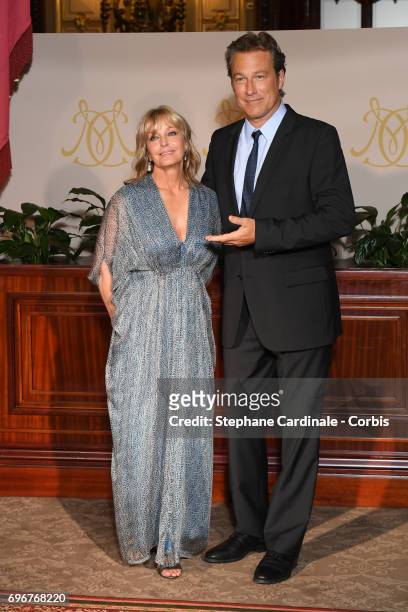 Bo Derek and John Corbett attend the After Party Opening Ceremony of the 57th Monte Carlo TV Festival at the Monte-Carlo Casino on June 16, 2017 in...