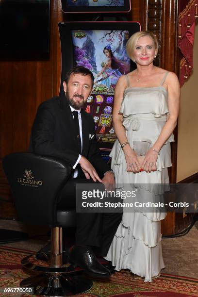 Ralph Ineson and Ali Ineson attend the After Party Opening Ceremony of the 57th Monte Carlo TV Festival at the Monte-Carlo Casino on June 16, 2017 in...