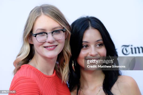 Actors Ryan Simpkins and Alexa Demie attend the 2017 Los Angeles Film Festival Gala Screening Of Sony Pictures Classic's 'Brigsby Bear' at ArcLight...