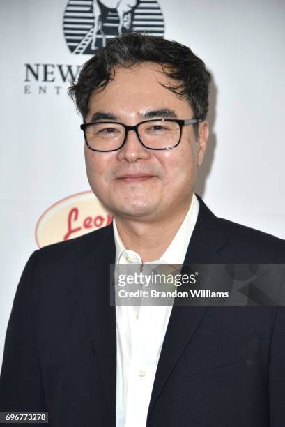 Producer Chris Chan Lee attends the theatrical release of Indican Pictures' "Jasmine" at Laemmle Monica Film Center on June 16, 2017 in Santa Monica,...