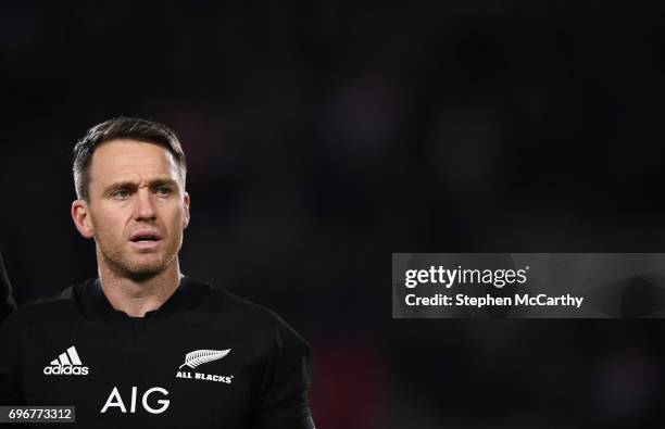Auckland , New Zealand - 16 June 2017; Ben Smith of New Zealand during the International Test match between the New Zealand All Blacks and Samoa at...