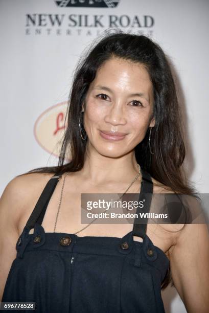 Actor Eugenia Yuan attends the theatrical release of Indican Pictures' "Jasmine" at Laemmle Monica Film Center on June 16, 2017 in Santa Monica,...