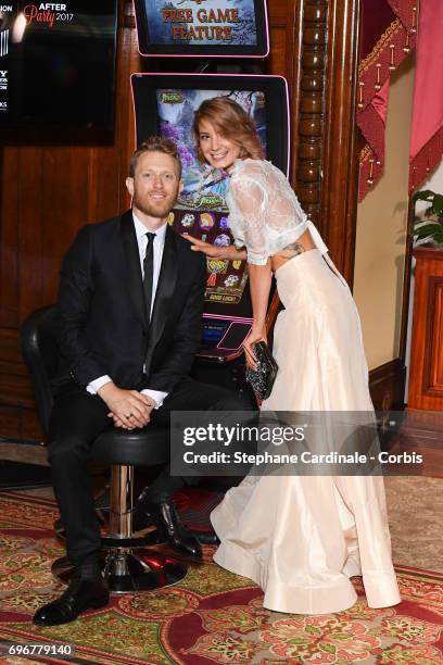 Neil Jackson and guest attend the After Party Opening Ceremony of the 57th Monte Carlo TV Festival at the Monte-Carlo Casino on June 16, 2017 in...