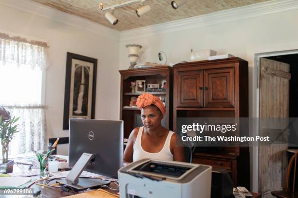 Espinola Quinn at her Tax Services business in St. Martinville, Louisiana on June 12, 2017. Quinn open her business in 2003 in a renovated slave...