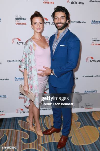 Actor Justin Baldoni and Emily Baldoni attends the 30th Annual Scleroderma Benefit at the Beverly Wilshire Four Seasons Hotel on June 16, 2017 in...