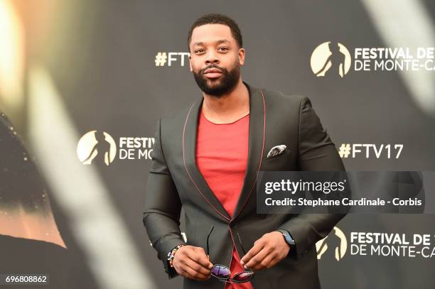 LaRoyce Hawkins from TV Show Chicago PD poses for a Photocall during the 57th Monte Carlo TV Festival : Day Two on June 17, 2017 in Monte-Carlo,...