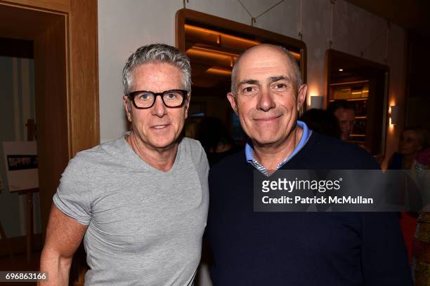 Donny Deutsch and Michael Namer attend Cocktails to Learn About The Sag Harbor Cinema Project at Le Bilboquet on June 16, 2017 in Sag Harbor, New...