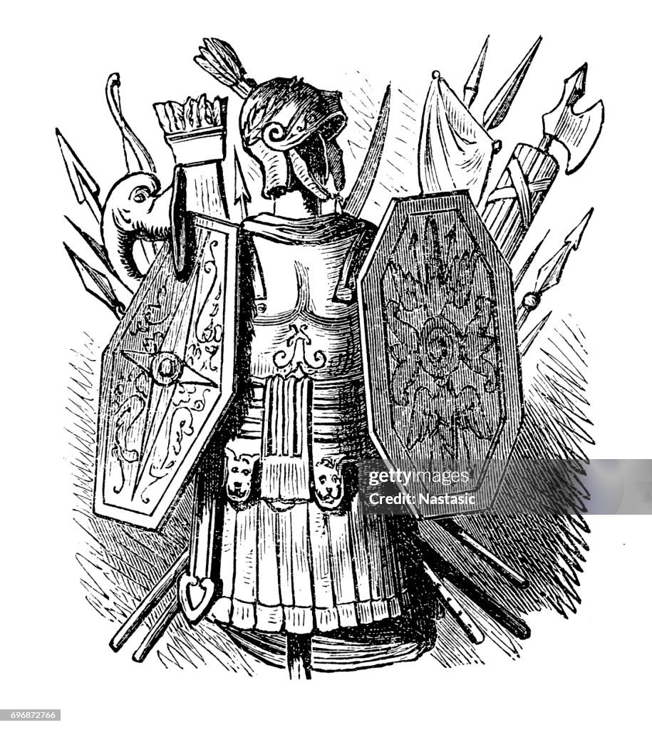 Costume de guerrier romain