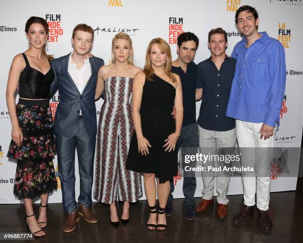 Actors Melissa Bolona, Cameron Monaghan, Madelyn Deutch, Lea Thompson, Jesse Bradford, Zach Roerig and Nicholas Braun attend the 2017 Los Angeles...