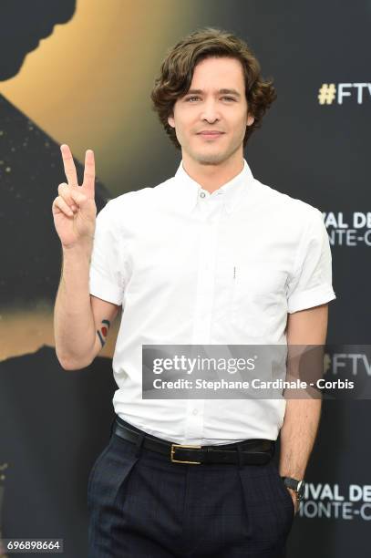 Alexander Vlahos from 'Versailles' poses for a Photocall during the 57th Monte Carlo TV Festival : Day Two on June 17, 2017 in Monte-Carlo, Monaco.