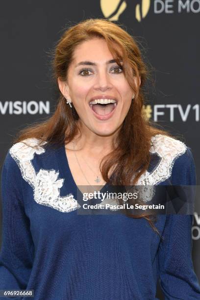 Caterina Murino from "Deep Mare Nostrum" TV Show poses for a Photocall during the 57th Monte Carlo TV Festival : Day Two on June 17, 2017 in...