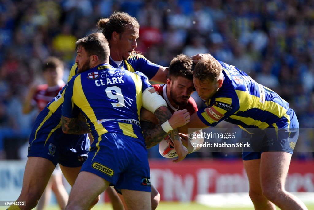 Warrington Wolves vs Wigan Warriors - Ladbrokes Challenge Cup Quarter-Final