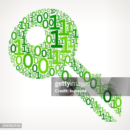 關鍵二進位代碼零一個向量圖 關鍵二進位代碼零一個向量圖