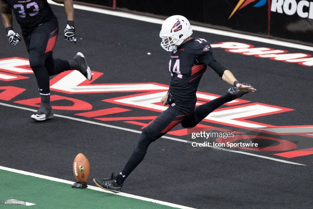 ARENA FOOTBALL: JUN 16 Baltimore Brigade at Cleveland Gladiators