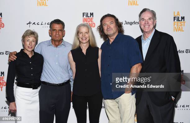 Producer Gabriele Hayes, Judge Craig Mitchell, producers Carol Fenelon and Dana Christiaansen and filmmaker Mark Hayes attend the 2017 Los Angeles...